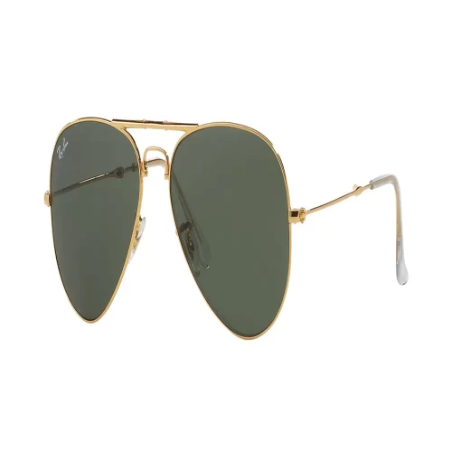 عینک آفتابی RayBan 3479 Aviator Folding Gold Green Classic - Image 2