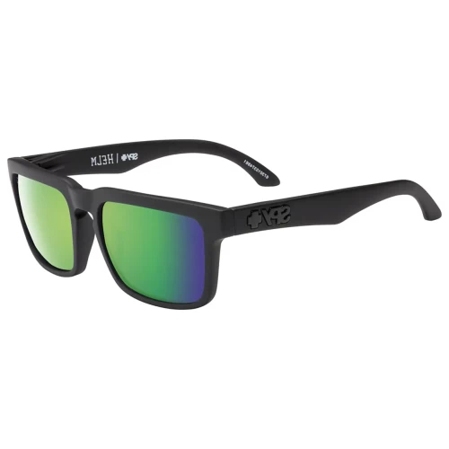 عینک آفتابی اسپای مدل SPY HELM MATTE BLACK - HAPPY BRONZE POLAR w/ GREEN SPECTRA - Image 3