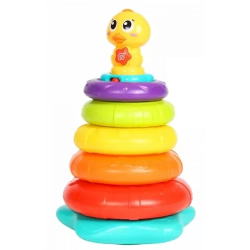 جورچین و حلقه هوش موزیکال جوجه هولی تویز Huile Toys