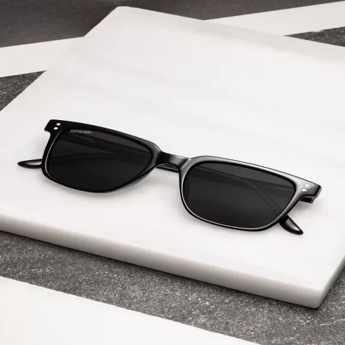 عینک آفتابی دی فرانکلین مدل D.franklin ULTRA LIGHT SQ LOW / BLACK - BLACK - Image 8