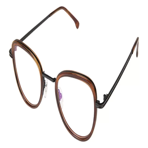 عینک طبی کومونو مدل Komono Frankie Bourbon Black - Image 2