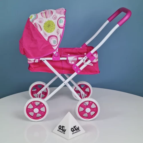 کالسکه عروسک طرح گل کد P/81661/B