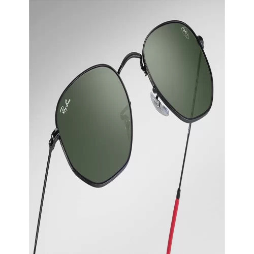 عینک آفتابی RayBan 3548NM Scuderia Ferrari Black Green Classic G 15 - Image 3