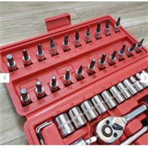 فروش جعبه بکس 46 پارچه بکس و پیچ گوشتی درایو1 4