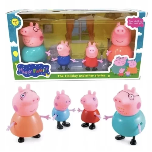 فیگور 4 عددی خانواده پپاپیگ کد 6350W