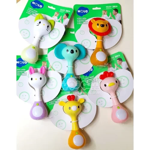 جغجغه کودک موزیکال هولی تویز Huile Toys طرح حیوانات کد 3134