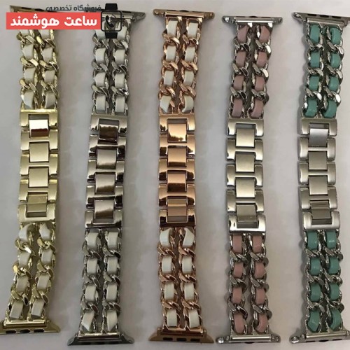بند کارتیر و چرم اپل واچ - Apple Watch Cartier & Leather Strap - Image 5