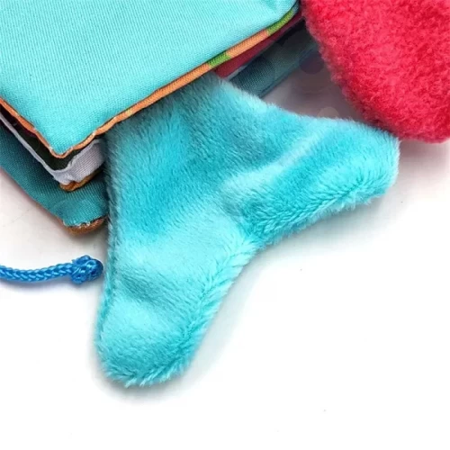 کتاب پارچه ای آموزش دم حیوانات دریایی جغجغه ای کد 6434739