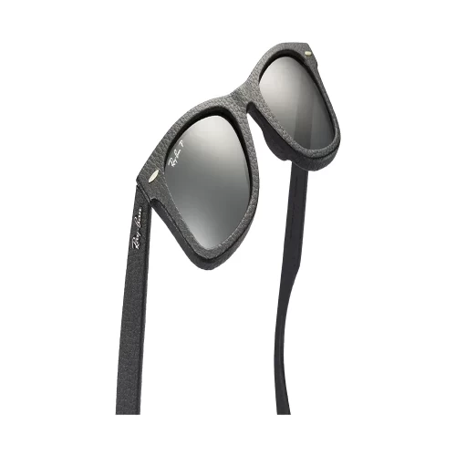 عینک آفتابی RayBan 2140QM Wayfarer Leather Green Classic G 15 - Image 3