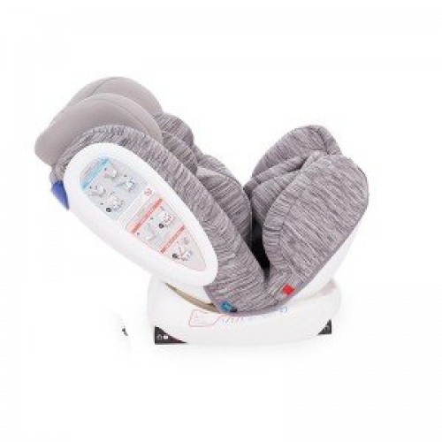 صندلی ماشین KIKKA BOO مدل 4Fix Light Grey