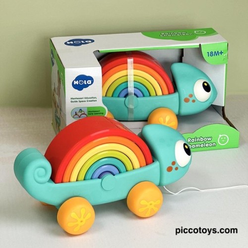 پازل آفتاب پرست رنگین کمانی هولی تویز Huile Toys کد HE795700