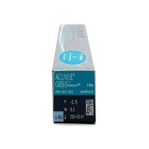 لنز طبی روزانه اکیو وی اویسس Acuvue Oasys HydraLuxe - Image 2
