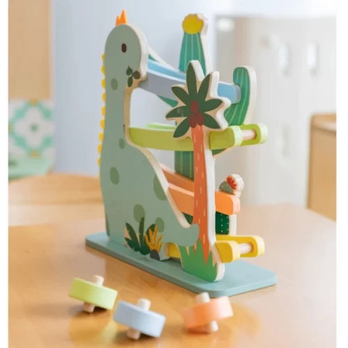 ریسینگ چوبی دایناسور کلاسیک ورلد classic world Dinosaur Slide کد 20249