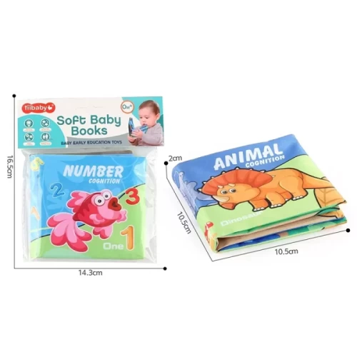 کتاب پارچه ای آموزشی مدل حیوانات دریایی کد 665324