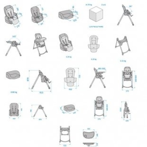 صندلی غذا peg perego مدل tatamia fragola
