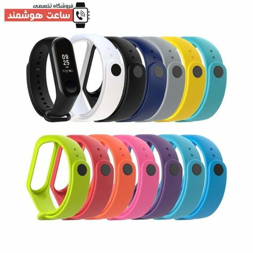 بند سیلیکونی مچ بند هوشمند شیائومی Mi Band 4 و Mi Band 3 - Image 3