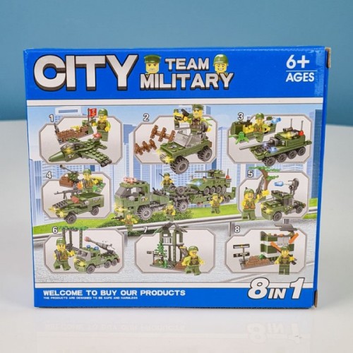 اسباب بازی لگو سری شهر 90 تکه city مدل ارتشی کد LXA2334