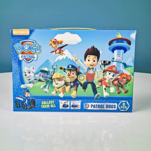 فیگور 6 عددی سگهای نگهبان پاوپاترول paw patrol با ماشین مدل P/G6/A