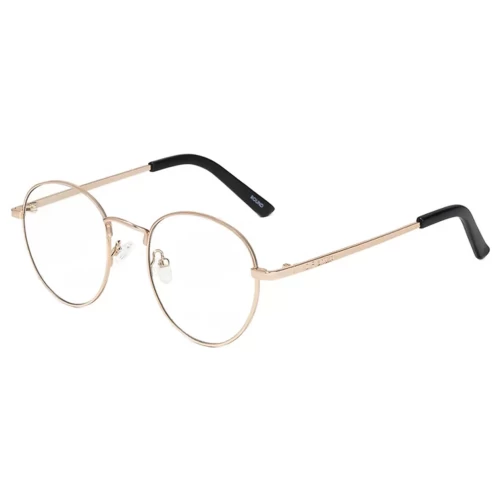 عینک مخصوص کامپیوتر آفتابی دی فرانکلین مدل D.franklin Classic Round Clip On Gold / G15 - Image 4