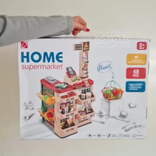 اسباب بازی سوپر مارکت 48 تکه با سبد خرید کد 66884