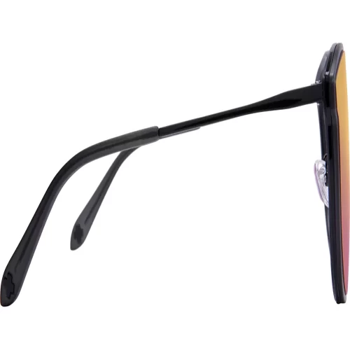 عینک آفتابی اسپای SPY Colada Matte Trans Gray Gloss Black - Rose with Burgundy Flash Mirror - Image 4