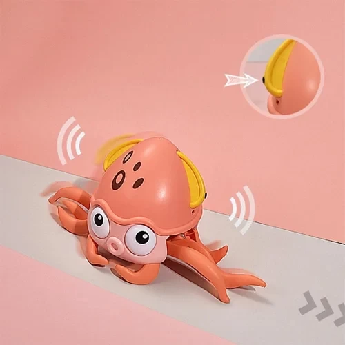 اسباب بازی هشت پا سنسوری صورتی کد P/QC2Y/SU