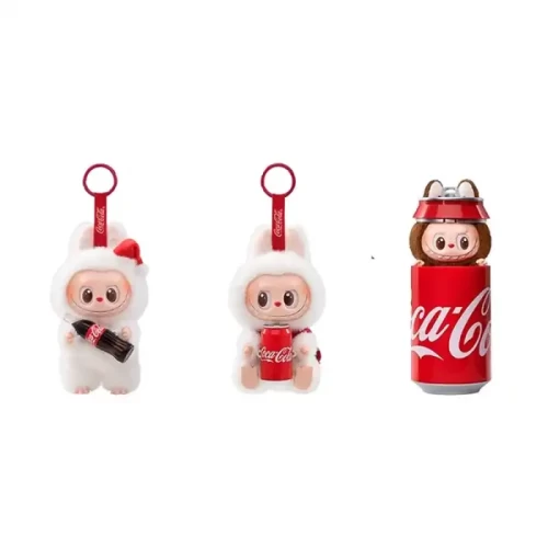 عروسک شانسی لبوبو کوکاکولا مدل LABUBU THE MONSTERS COCA-COLA کد 6786326