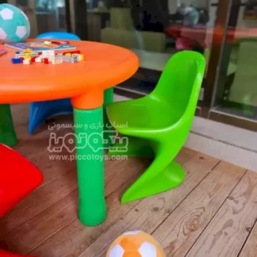 صندلی کودک رامو سبز خانگی