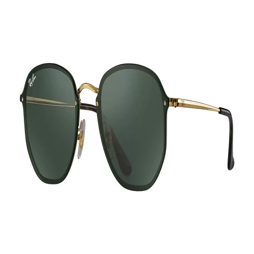عینک آفتابی RayBan 3579N Blaze Hexagonal Flat Lens Green Classic - Image 2