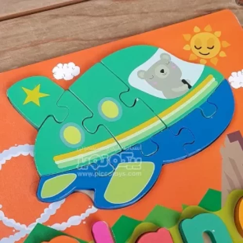 پازل چوبی جاگذاری آموزشی