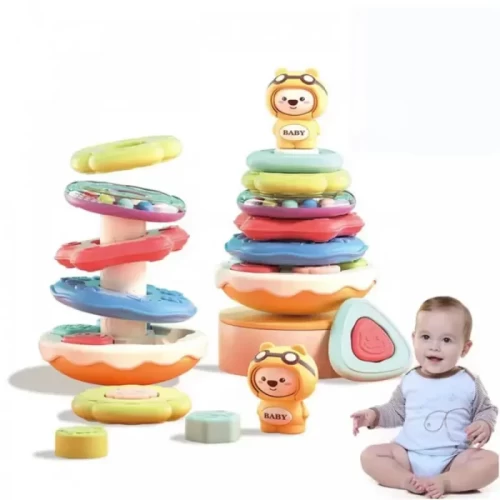 حلقه هوش تعادلی موزیکال طرح خرس کد 3603