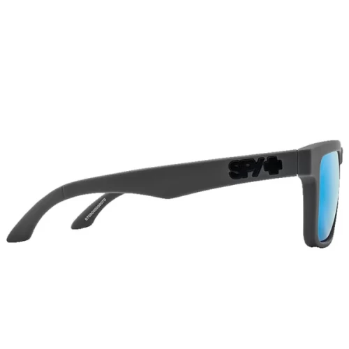 عینک آفتابی اسپای SPY Helm Soft Matte Dark Gray - HD Plus Gray Green Polar with Light Blue Mirror - Image 5