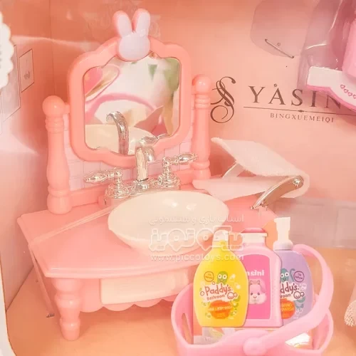 اسباب بازی ست خرگوش مینیاتوری به همراه سرویس بهداشتی BAY DREAMY کد 66215