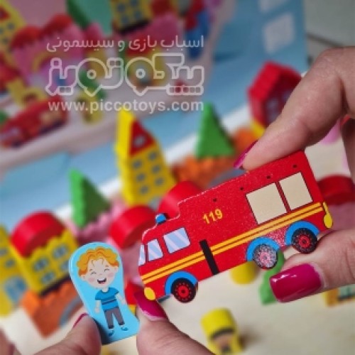 بازی فکری بلوک چوبی