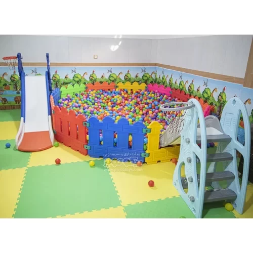 سرسره و استخر توپ کودک