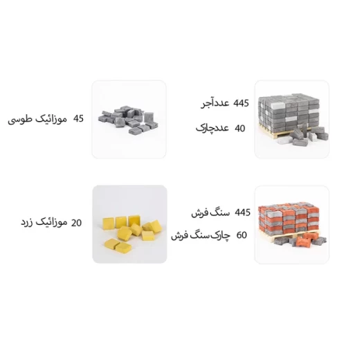 اسباب بازی ساختنی 1573 تکه مدل ویلای ساحلی اشل ESHEL کد 092988