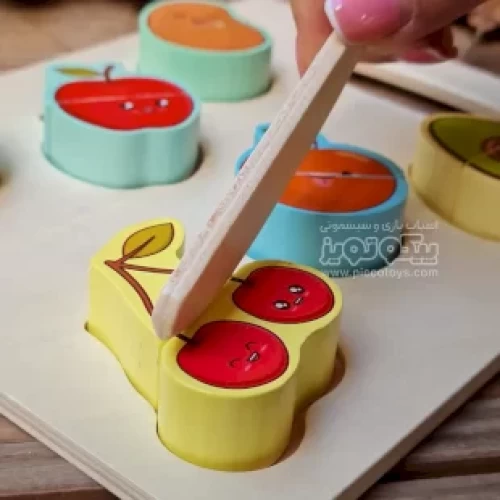 پازل چوبی مگنتی میوه ها