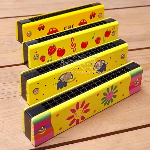 ساز دهنی اسباب بازی زرد