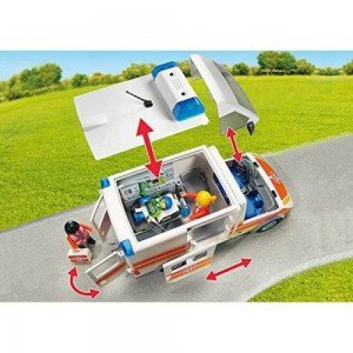 آمبولانس پلي موبيل مدل Ambulance with Siren Set 5541