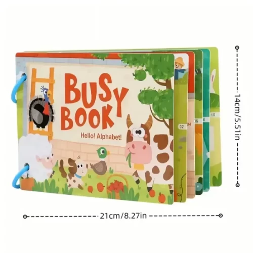 کتاب مونته سوری پازلی busy book مدل مزرعه کد 6508635