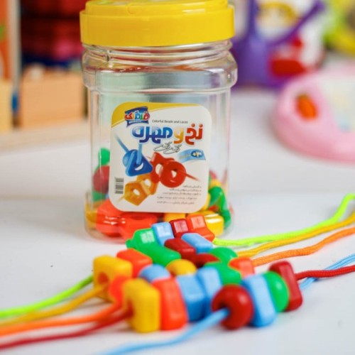 اسباب بازی نخ و مهره 50 عددی کد 4047275