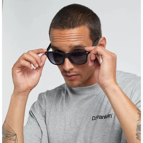 عینک آفتابی دی فرانکلین مدل D.franklin Roosevelt V Matte Black / Black - Image 5
