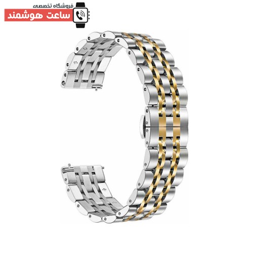 بند رولکس 7 مهره ساعت سامسونگ - Samsung Watch 7 Bead Rolex Strap - Image 5