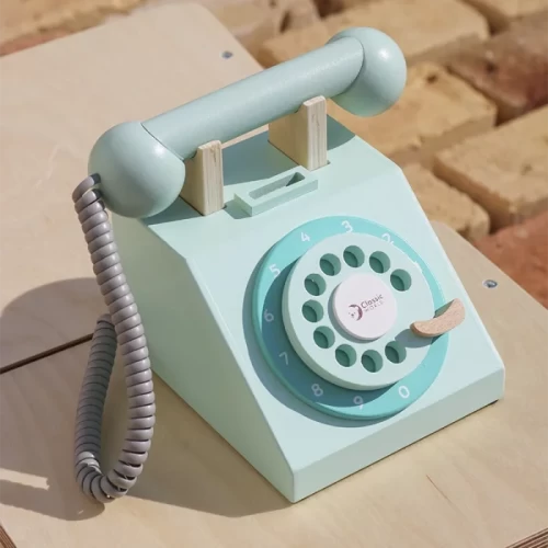 اسباب بازی تلفن چوبی کلاسیک ورلد Classic World Play Telephone کد 50551