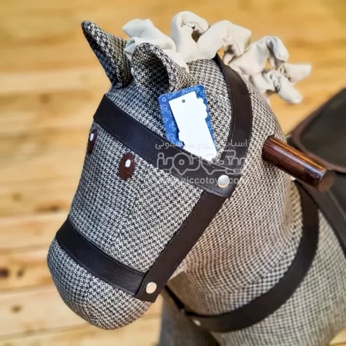 راکر اسب چوبی رنگ قهوه ای