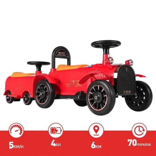 ماشین شارژی دو نفره رنگ قرمز کد 6452866