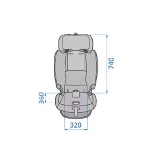 صندلی ماشین کودک مکسی کوزی مدل Maxi Cosi TITAN PLUS I- SIZE رنگ مشکی کد 8836671110