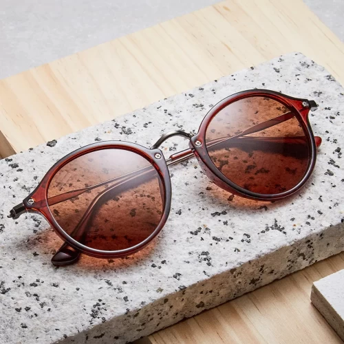 عینک آفتابی دی فرانکلین مدل D.franklin ROLLER TR90 / TRANS-BROWN - Image 4