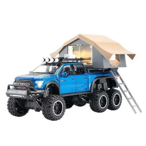 ماکت ماشین عقب کش مدل Ford raptop با کمپر کد CZ65A