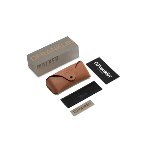 عینک آفتابی دی فرانکلین مدل D.franklin Walker Round Gold G15 - Image 5